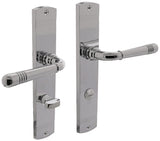 Intersteel Langschildgarnitur Helena Zamak F3 Messing PVD DIN L/R 72 mm