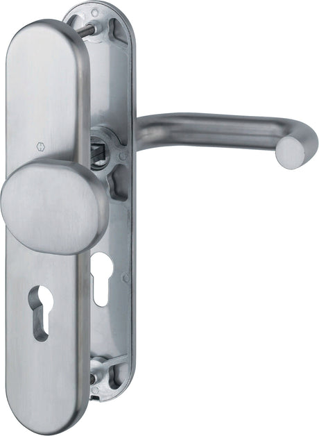HOPPE Schutzgarnitur Baden E86G/3331A/3440/1388Z Edelstahl F69 für Abschlusstüren