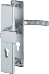 HOPPE Schutzgarnitur London 78G/2221A/2440/113 Alu F1 für Abschlusstüren, DIN links/rechts