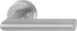HOPPE Rosettenhalbgarnitur Amsterdam E1400Z/42H Edelstahl F69 10 mm – Türgriff-Halbgarnitur für Außentüren
