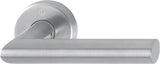 HOPPE Rosettenhalbgarnitur Amsterdam E1400Z/42H Edelstahl F69 10 mm – Türgriff-Halbgarnitur für Außentüren