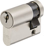 ABUS Profilhalbzylinder 30/10mm mit 3 Schlüsseln, Messing, Klasse 4, verschiedenschließend