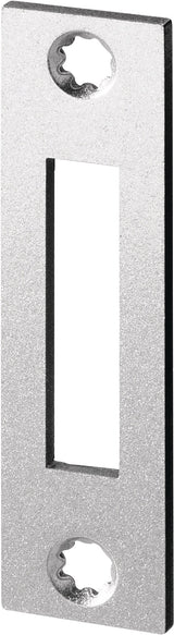 BKS Flachschließblech S412 silber kantig Stulpbreite 24 mm