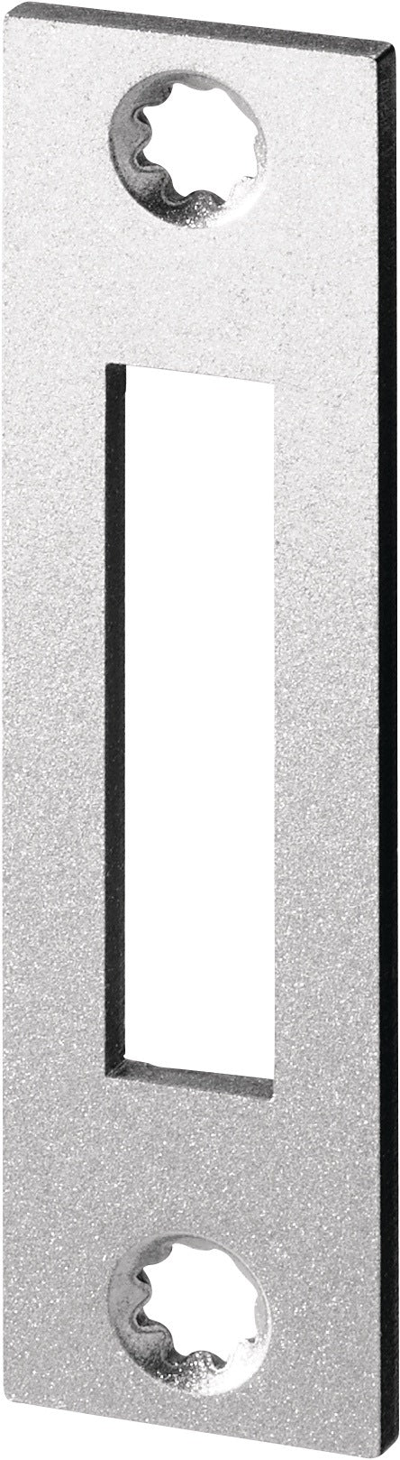 BKS Flachschließblech S412 silber kantig Stulpbreite 24 mm