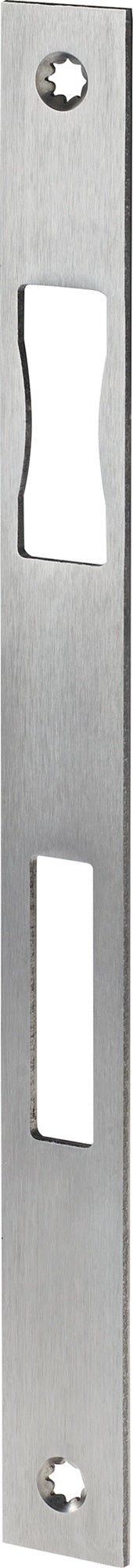 BKS Schließblech B 9000 Edelstahl 24 x 270 mm käntig DIN links/rechts flach
