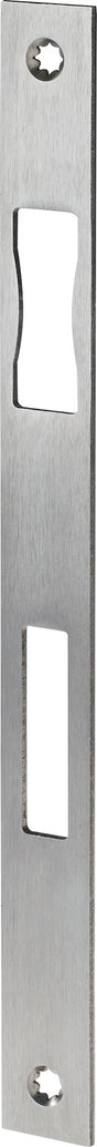 BKS Schließblech B 9000 Edelstahl 24 x 270 mm käntig DIN links/rechts flach