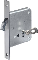 BKS Zirkelriegelschloss 0371/0372 – Edelstahl Stulp 20x172 mm, Dornmaß 55 mm, verchromter Zirkelriegel