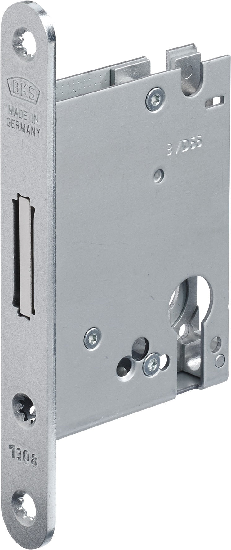 BKS Einsteckriegelschloss 1308 PZ20/55 mm Edelstahl – 1-tourig, allseitig geschlossen