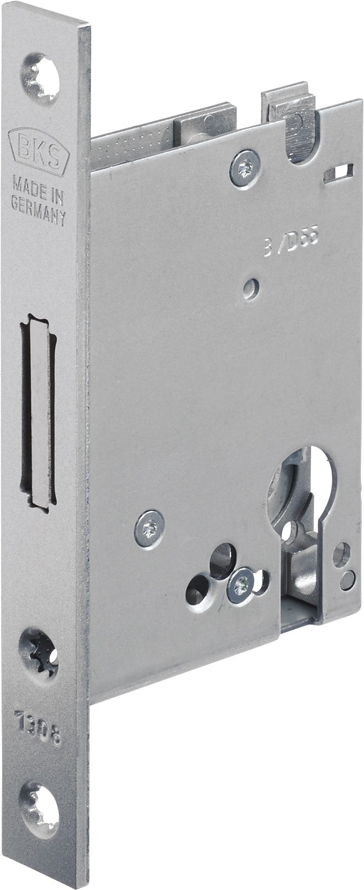 BKS Einsteckriegelschloss 1308 PZ20/55 mm Edelstahl – 1-tourig, allseitig geschlossen