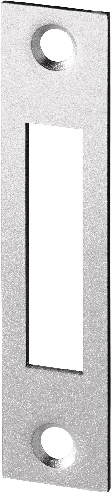 BKS Flachschließblech S412 silber kantig Stulpbreite 24 mm