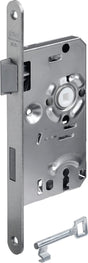 BKS Zimmertür-Einsteckschloss 0215 BB, DIN links, 72/55/8 mm, Stulp silber, Klasse 1