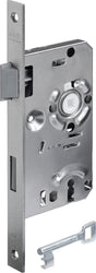 BKS Zimmertür-Einsteckschloss 0215 BB, DIN links, 55/72/8 mm, silber käntig, Klasse 1