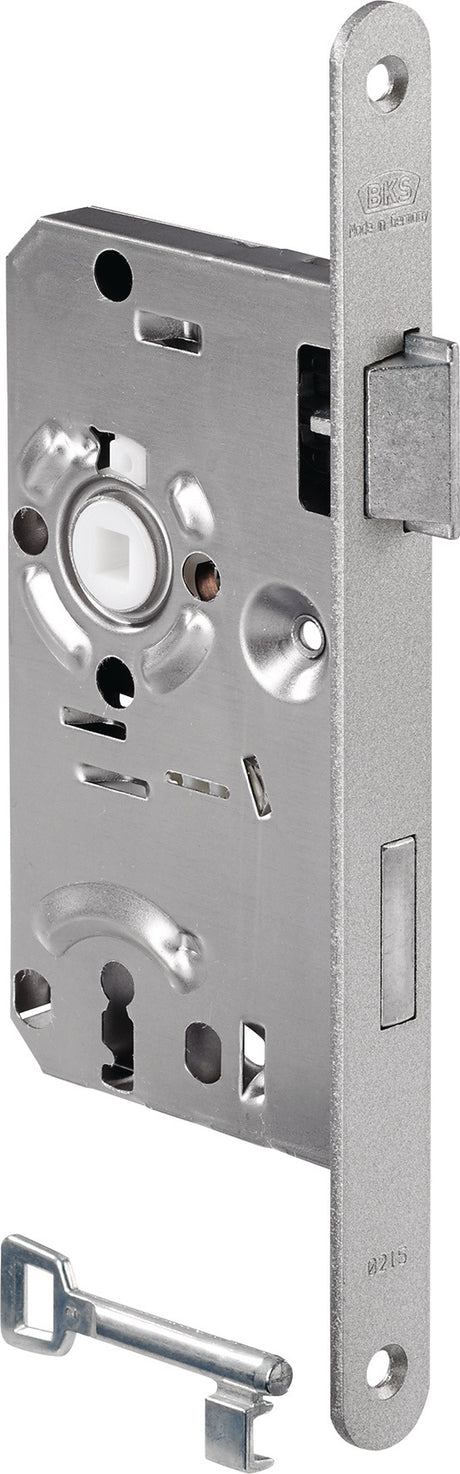 BKS Zimmertür-Einsteckschloss 0215 BB, DIN links, 55/72/8 mm, silber – Klasse 1