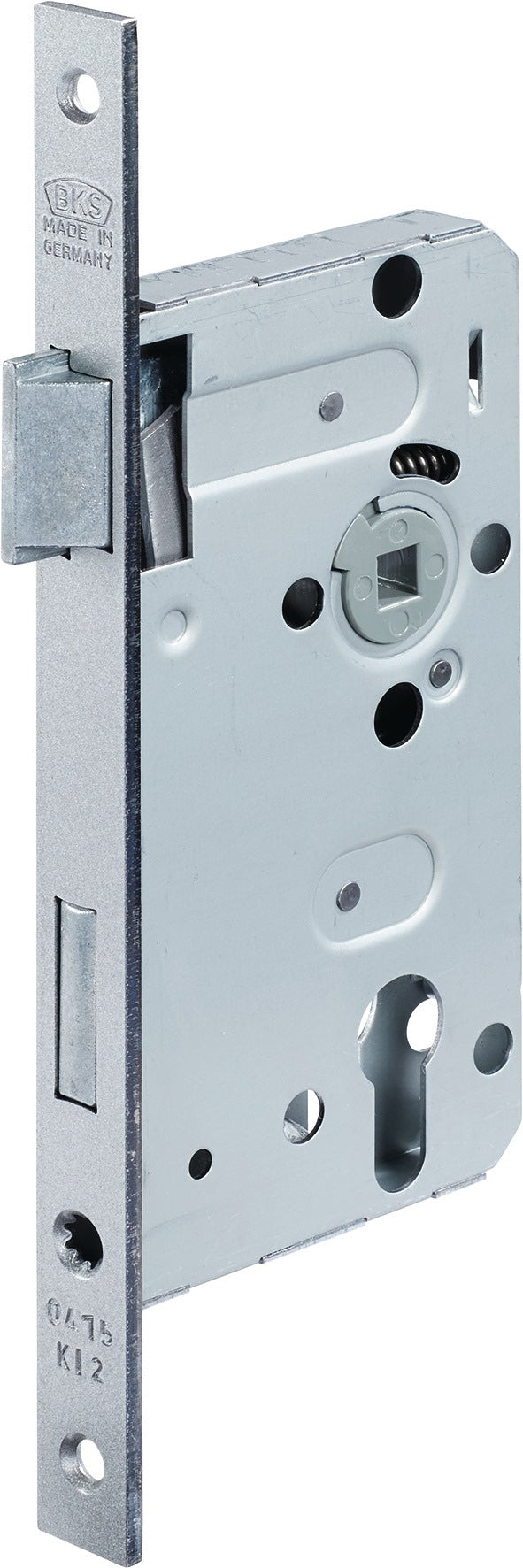 BKS Zimmertür-Einsteckschloss 0415 Klasse 2, PZW, DIN links, 55/72/8 mm, silber