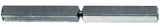 HOPPE Panik-Stift FSAP Vollstift geteilt 9x114 mm verzinkt für FH-Drückergarnituren
