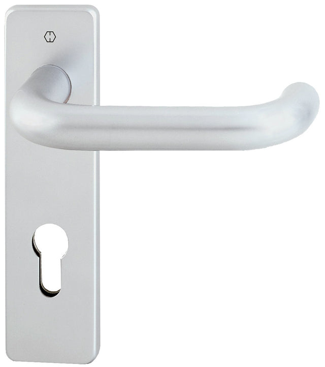 HOPPE Feuerschutzgarnitur Paris FS-138F/202K Aluminium F1 DIN L/R Türstärke 40-55 mm