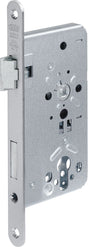 BKS Objekt-Einsteckschloss 0515 PZW DIN Links 55 mm alufinish silber