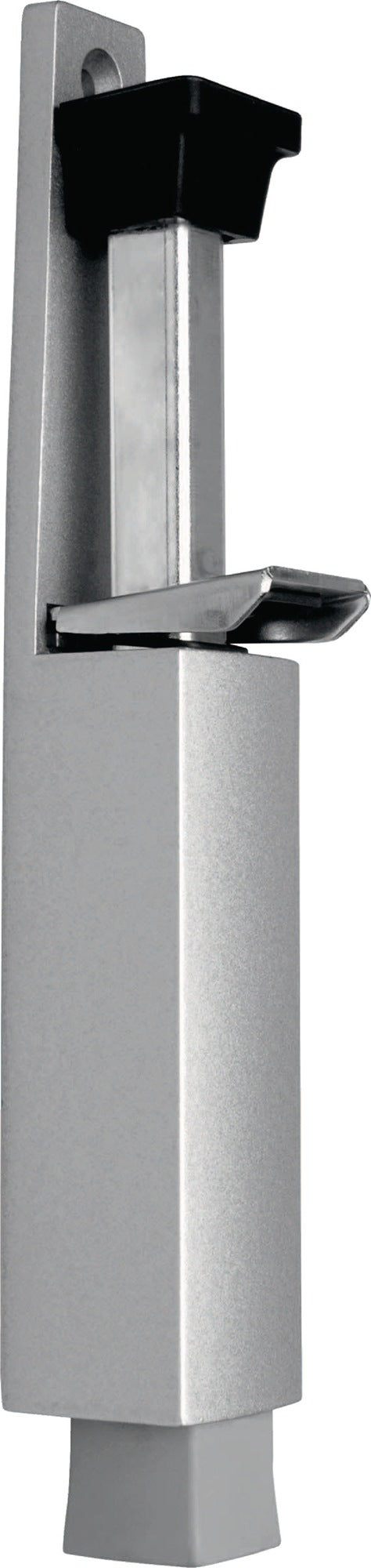 DENI Türfeststeller 3837 0060 22 Zinkdruckguss silber lackiert Hubhöhe 60 mm Türmontage