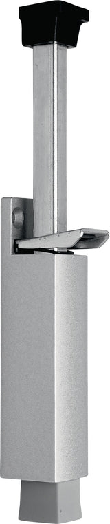 DENI Türfeststeller 3837 0060 22 Zinkdruckguss silber lackiert Hubhöhe 60 mm Türmontage