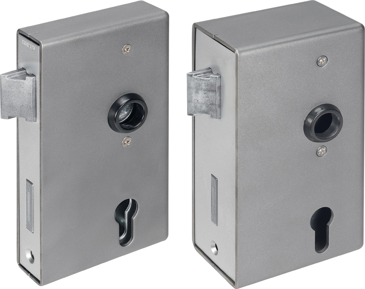 AMF Schlosskasten 140U DIN links/rechts, Dornmaß 60 mm, verzinkter Schlosskasten