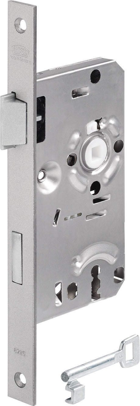 BKS Zimmertür-Einsteckschloss 0215 BB, DIN links, 72/55/8 mm, Zinkdruckguss, silber