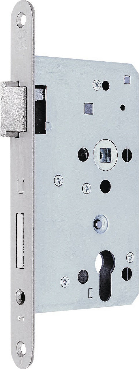 BKS Panik-Einsteckschloss 1201 Funktion D, DIN links, 20/55/72/9 mm, Edelstahl-Stulp