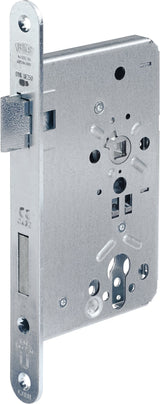BKS Feuerschutztürschloss B-1206 24/65/72/9 mm DIN L abgerundet silber