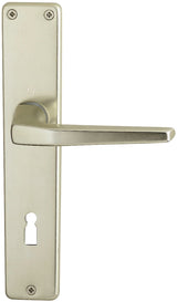 HOPPE Türdrückerpaar Frankfurt 117L Aluminium F2 ohne Rosetten Vierkant 8 mm