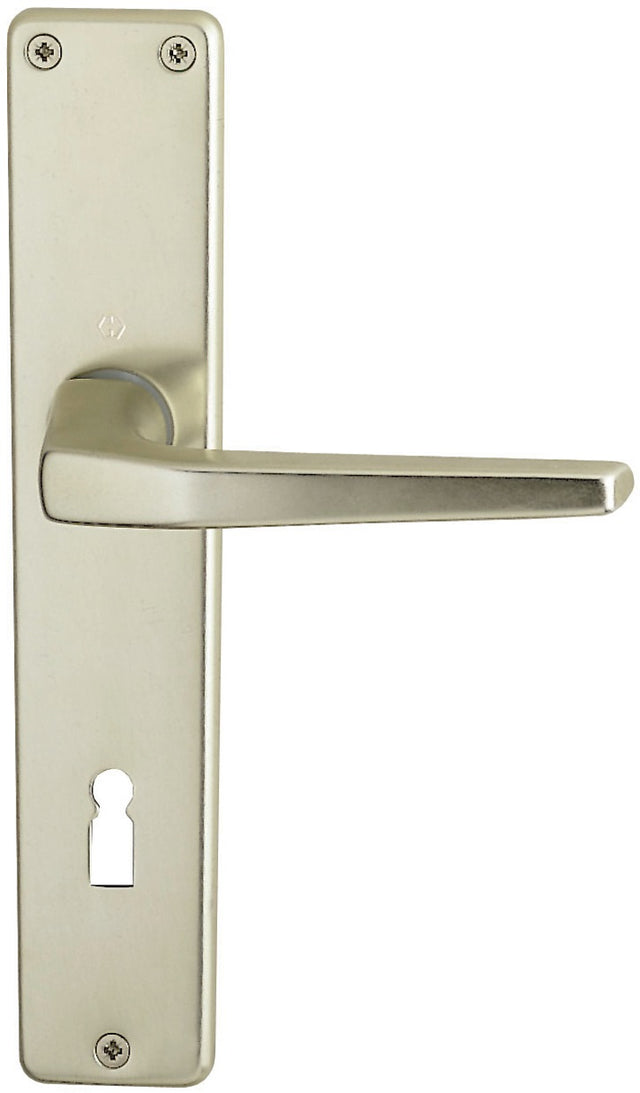 HOPPE Türdrückerpaar Frankfurt 117L Aluminium F2 ohne Rosetten Vierkant 8 mm