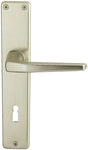 HOPPE Türdrückerpaar Frankfurt 117L Aluminium F2 ohne Rosetten Vierkant 8 mm