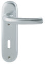 HOPPE Kurzschildgarnitur Tôkyô 1710/273KP Aluminium F1 – DIN EN 1906, für Innentüren