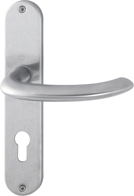 HOPPE Langschildgarnitur Marseille E1138Z/302 Edelstahl F69 PZ 72 mm DIN L/R