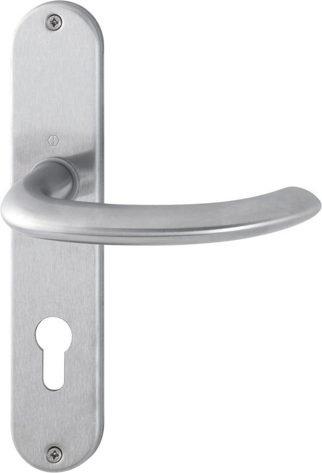 HOPPE Langschildgarnitur Marseille E1138Z/302 Edelstahl F69 PZ 72 mm DIN L/R