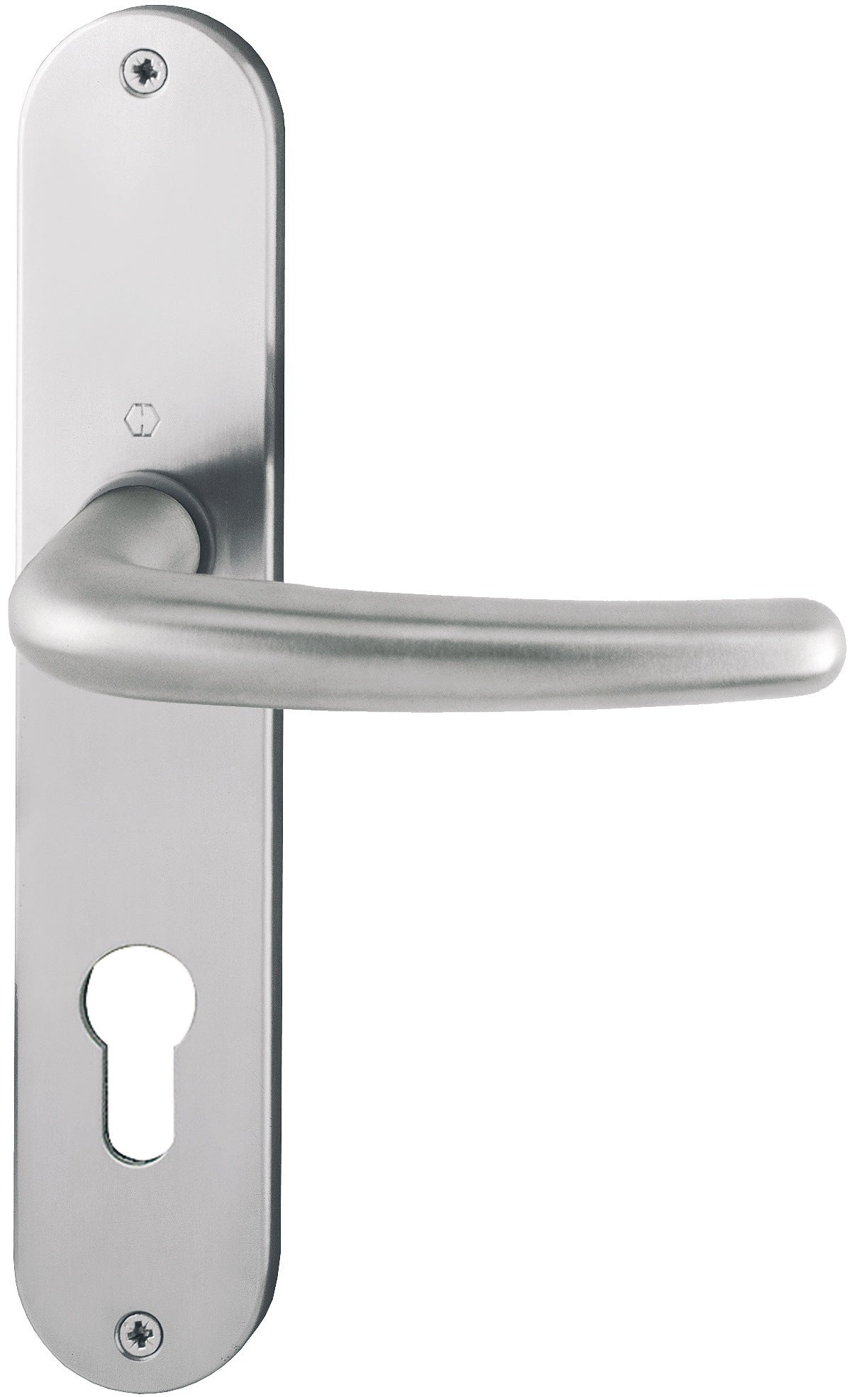 HOPPE Langschildgarnitur Denver E1310Z/302 Edelstahl F69 DIN L/R für Innentüren