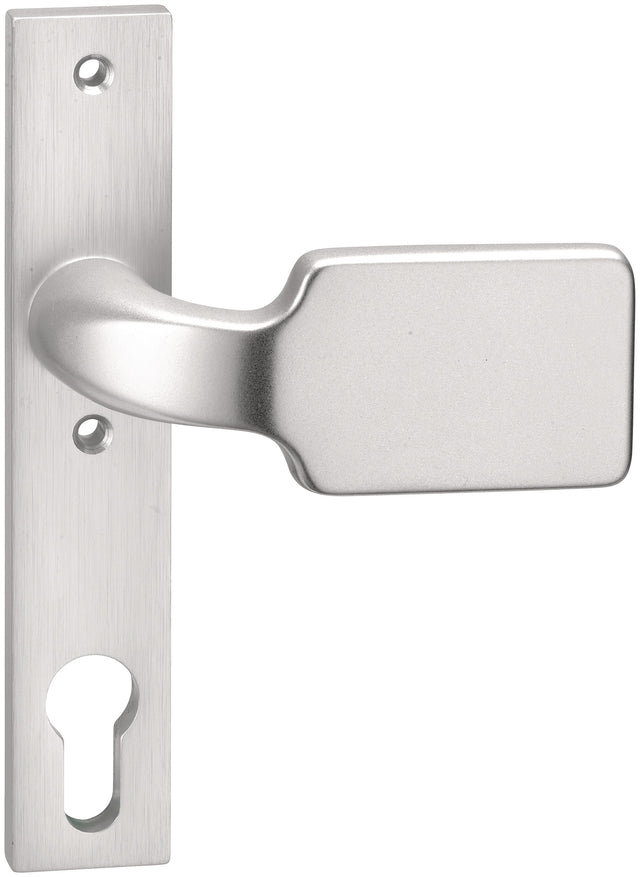 EDI Schlosskasten-Griff 1317/1020 Aluminium F1 gekröpft M12 Aufnahme