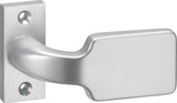EDI Profiltürknopf 1315 aus Aluminium F1 – fest, kantige Rosette, DIN links/rechts