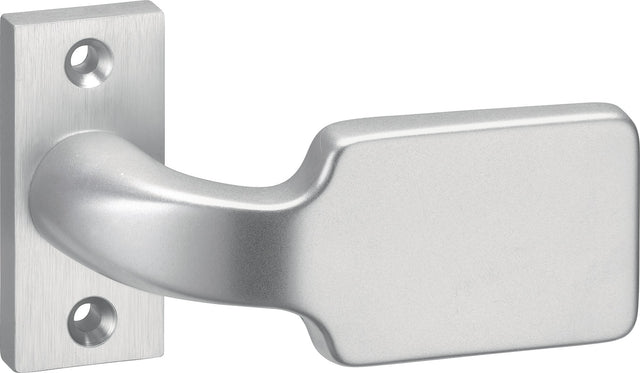 EDI Profiltürknopf 1315 aus Aluminium F1 – fest, kantige Rosette, DIN links/rechts