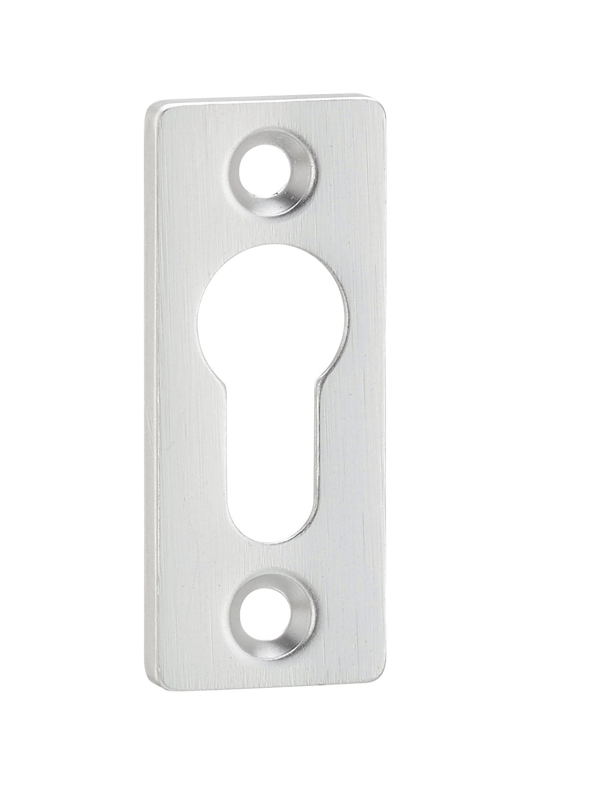 EDI Schlüsselrosette 3319/0003 Aluminium F1 Schildstärke 8 mm PZ kantig für Rahmentüren