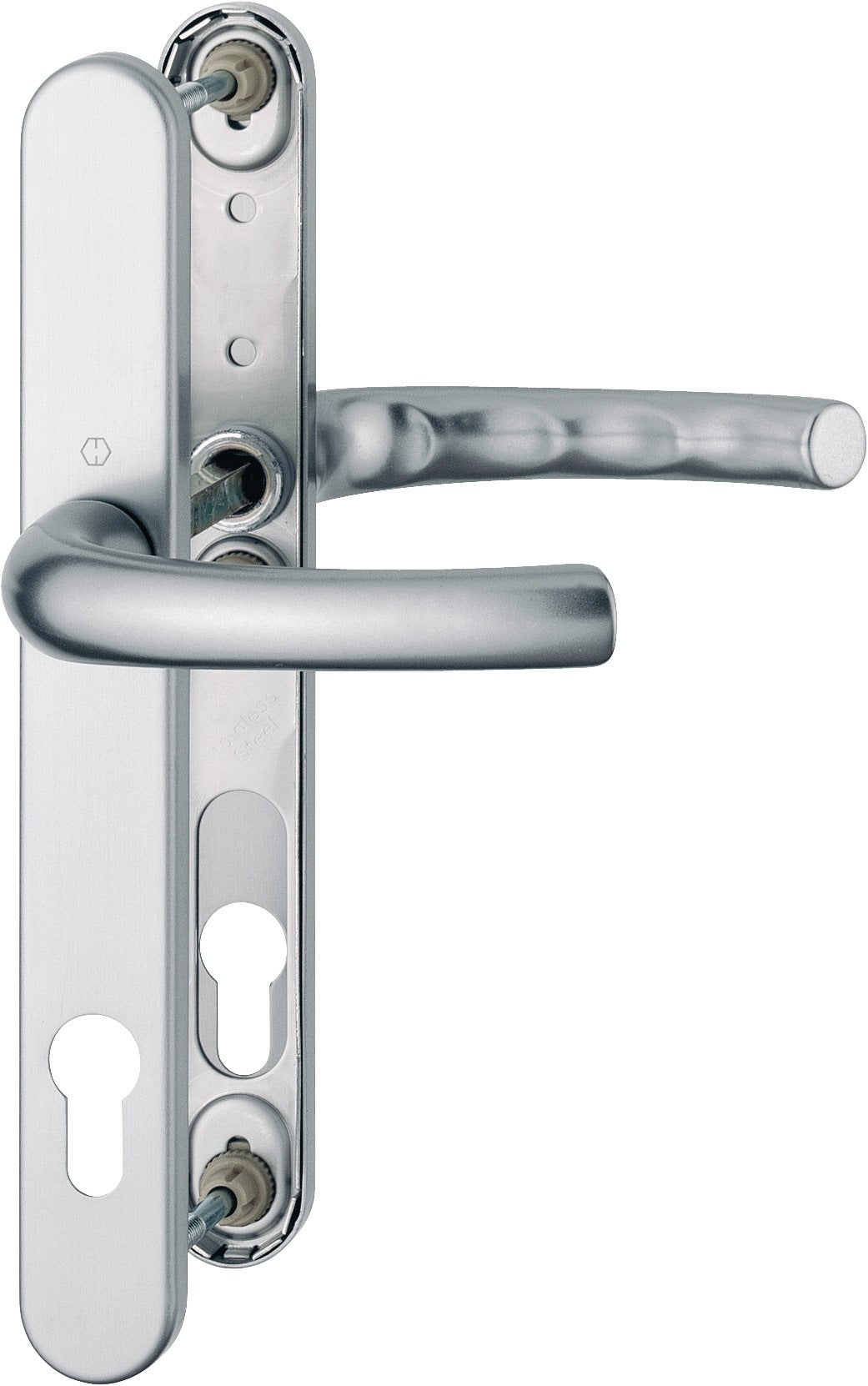 HOPPE Profiltürgarnitur Tôkyô 1710RH/3346 PZ Alu F1 für Türstärke 37-42 mm
