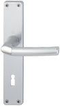 HOPPE Langschildgarnitur Birmingham 1117/202SP Aluminium F1 für Innentüren DIN L/R
