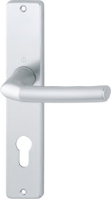HOPPE Langschildgarnitur Birmingham 1117/202SP Aluminium F1 für Innentüren DIN L/R