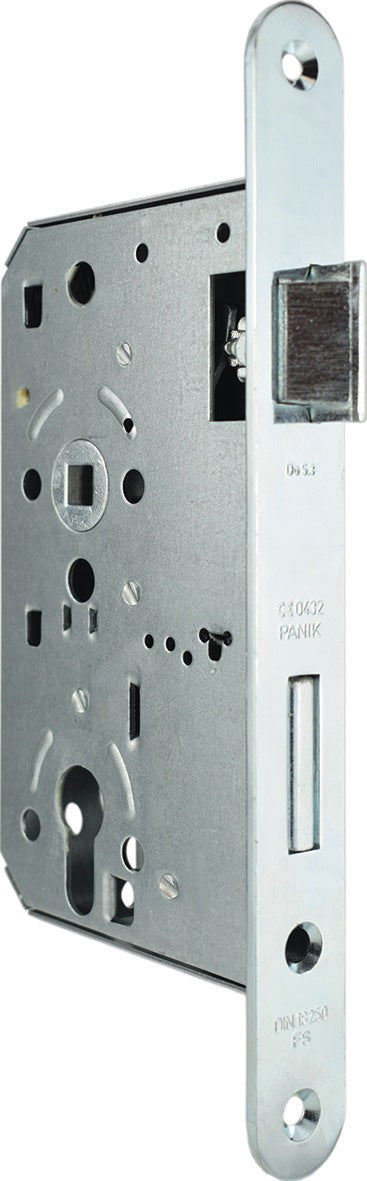 BEVER Panik-Einsteckschloss 1007PPFL Funktion E, DIN links, PZ, 72/65/9 mm – Stahltürschloss mit Wechsel