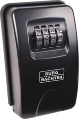 BURG-WÄCHTER Key Safe 10 Schlüsseltresor mit 4-stelligem Zahlenschloss, Zinkdruckguss, Wandmontage