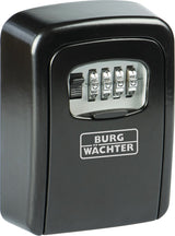 BURG-WÄCHTER Key Safe 10 Schlüsseltresor mit 4-stelligem Zahlenschloss, Zinkdruckguss, Wandmontage