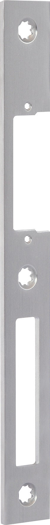 BKS Flachschließblech Edelstahl käntig 24 x 216 mm DIN links