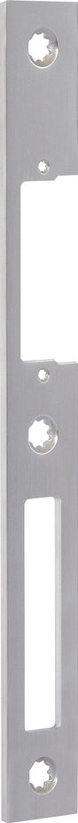 BKS Flachschließblech Edelstahl käntig 24 x 216 mm DIN links