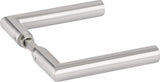 HERMAT Glastürdrückerpaar 1801 BASIC 01 VA U-Form Vierkant 8 mm Edelstahl matt