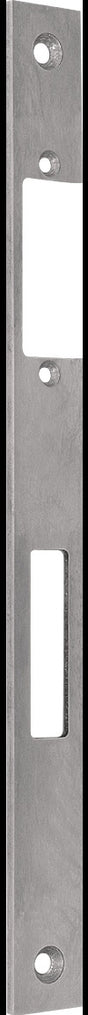 BKS Schließblech B 9000 Edelstahl silber 24 x 270 mm käntig DIN rechts