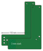 GFS Montageplatte 991770 für EH-Türwächter – Stahl/Holz, DIN L/R, 170x205 mm