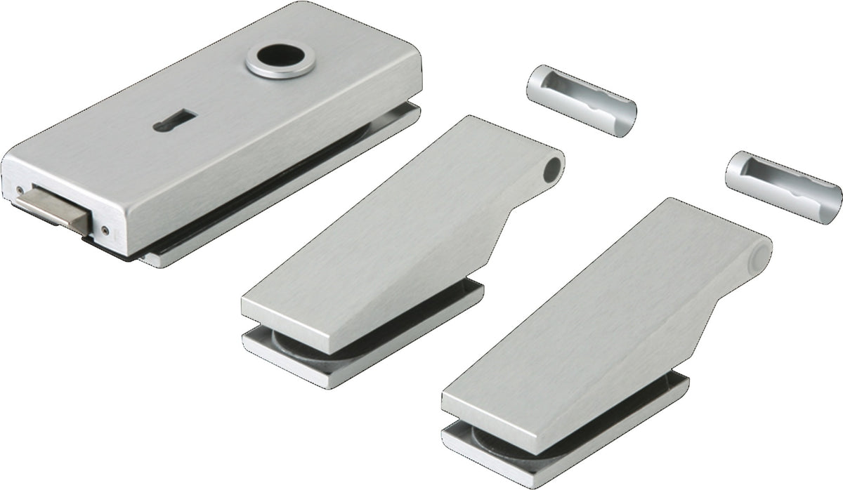 DORMA-GLAS Glastürbeschlag STUDIO Classic LM silber eloxiert UV Drückerführung DIN L/R